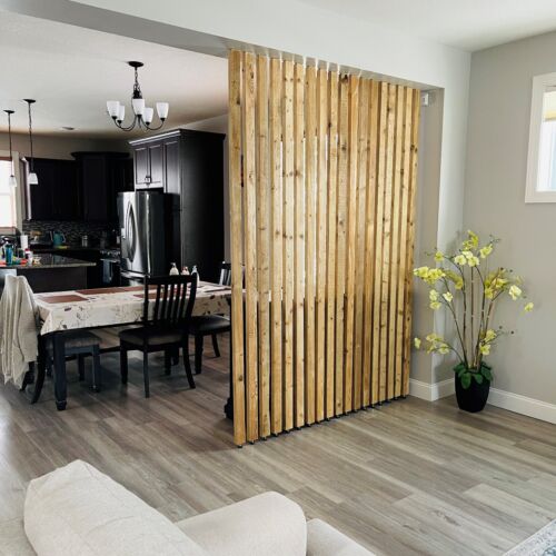 Wooden wall partition room - wooden,